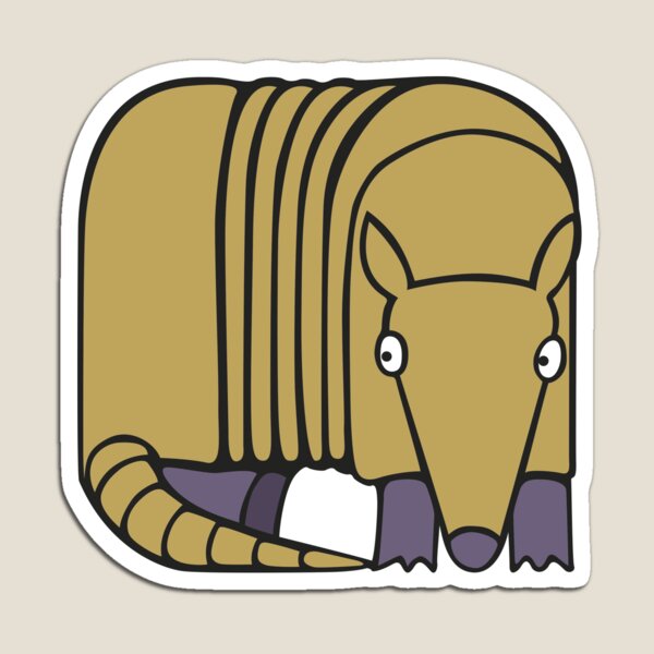 Pangolin au carré Magnet
