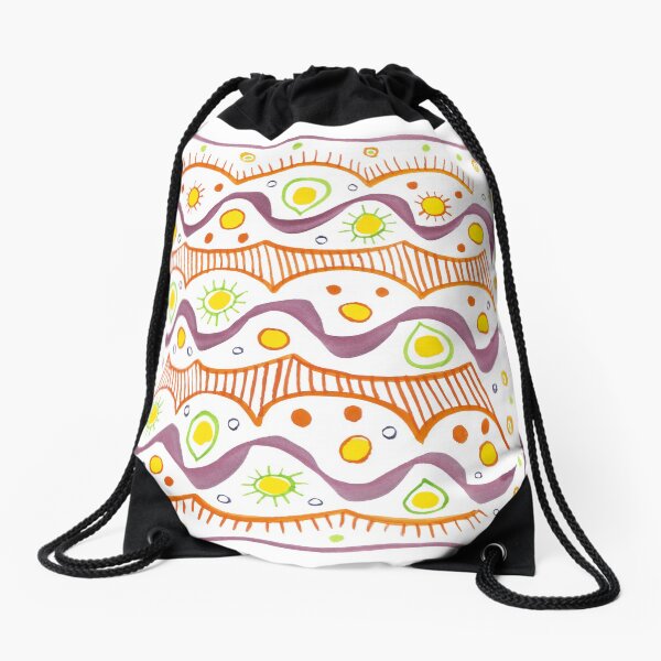 sun/moon Drawstring Bag