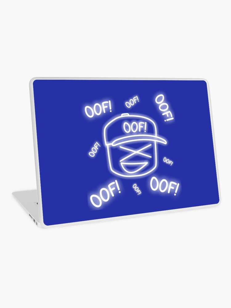 Roblox Oof Pattern Glowing Effect Noob Meme Funny Internet Saying Kid Gamer Gift Laptop Skin By Smoothnoob Redbubble - funny sign roblox