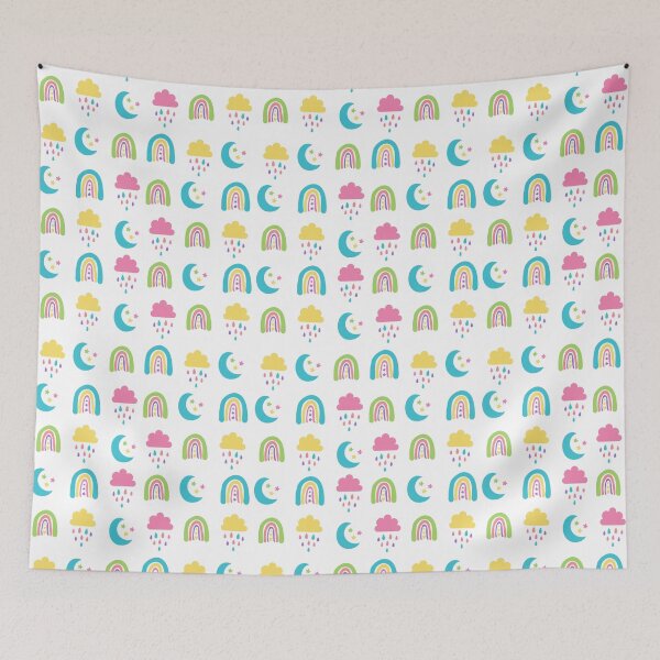 Item preview, Rainbows and Rain Clouds designed and sold by RosalieReeves.