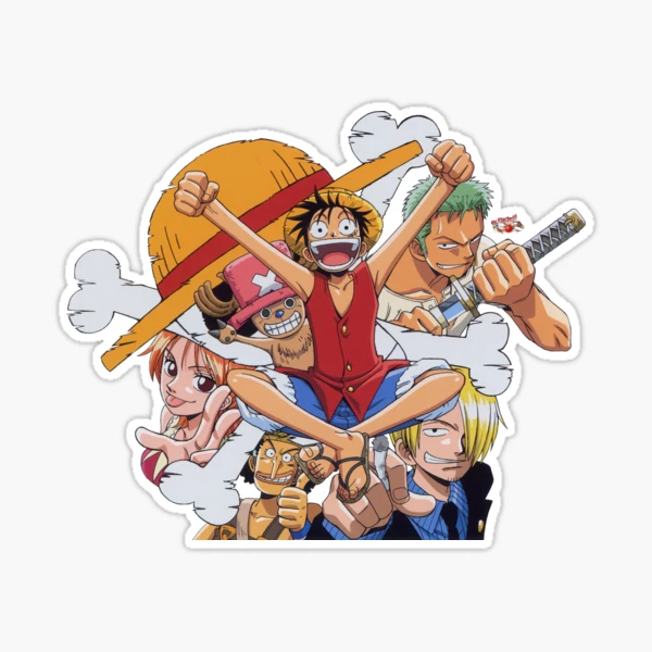 Fairy tail x one piece Sticker by MyDesignUs