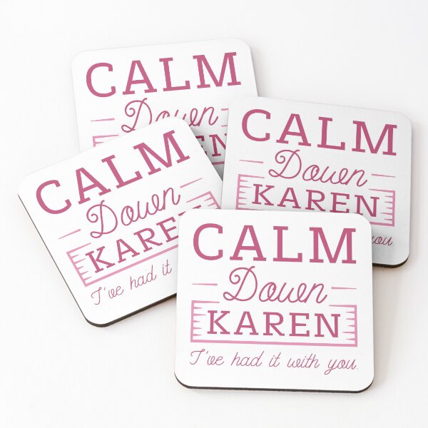 Item preview, Calm Down Karen designed and sold by LuckyFoxDesigns.