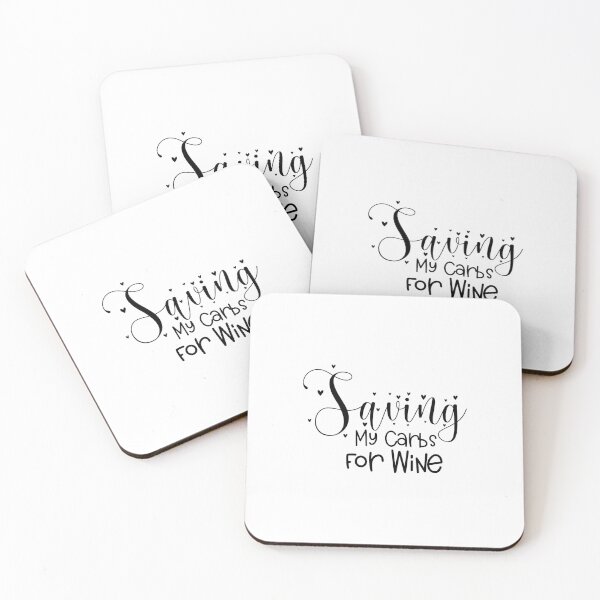 Item preview, Saving my carbs for wine designed and sold by bubblediva.