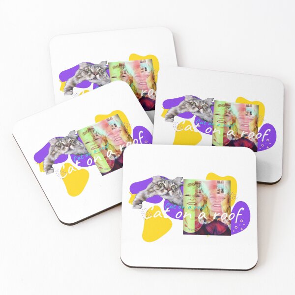 Item preview, Cat on a Roof (Toby) designed and sold by HamiltonmagicTs.