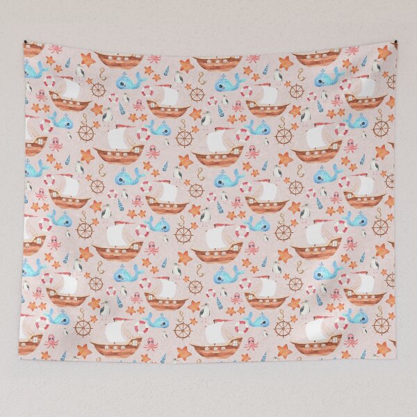 Item preview, Sea Voyage Pirate Ship designed and sold by RosalieReeves.