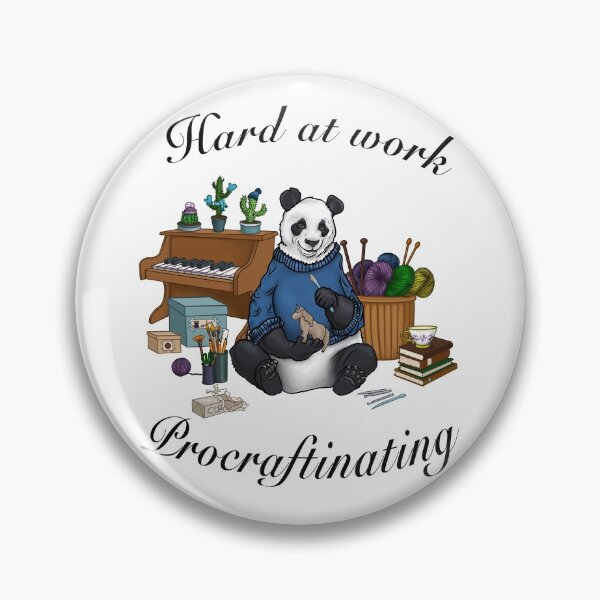 Item preview, Hard at work procraftinating designed and sold by Kindberg.