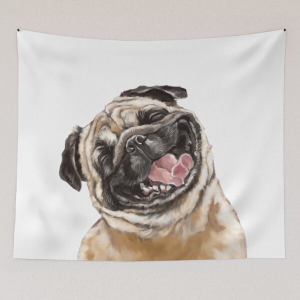 Item preview, Laughing Pug designed and sold by bignosework.