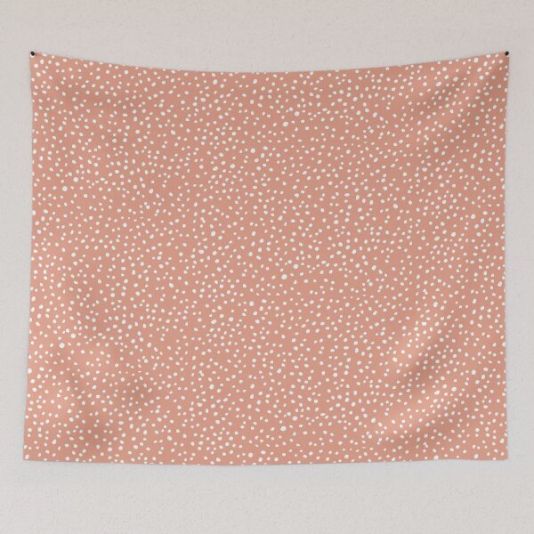 Item preview, Coral Aesthetic Dalmation Dots designed and sold by millafrlan.
