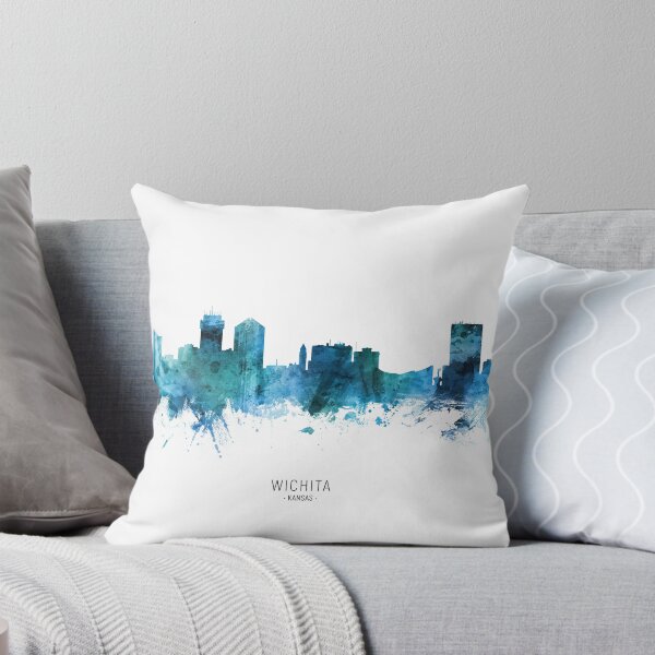 Artikelvorschau, Wichita Kansas Skyline entworfen und verkauft von ArtPrints.