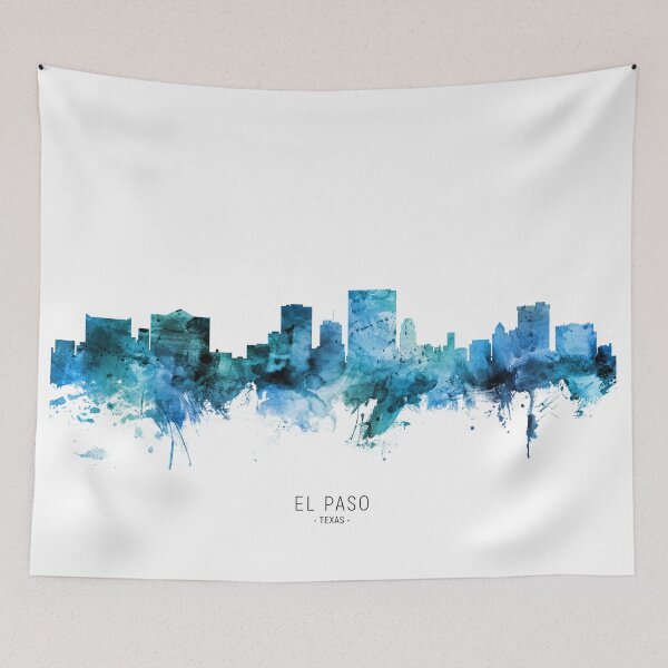 Item preview, El Paso Texas Skyline designed and sold by ArtPrints.