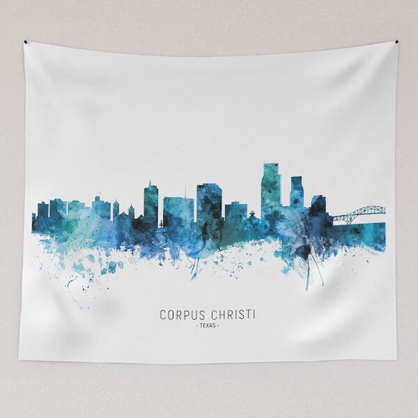 Item preview, Corpus Christi Texas Skyline designed and sold by ArtPrints.