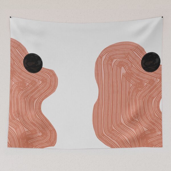 Item preview, Strong terracotta abstract composition #188 designed and sold by Lola Terracota.