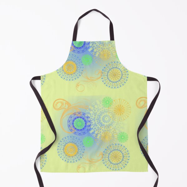 Item preview, Blue and yellow mandalas designed and sold by FerretSteph.