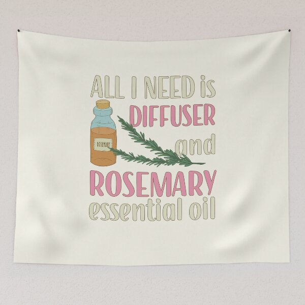 Item preview, All I Need is Rosemary Essential Oil designed and sold by GrimButterfly.