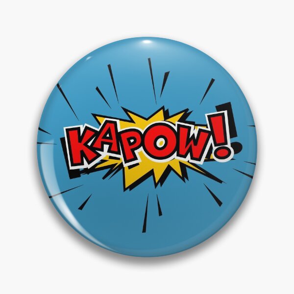 Item preview, Kapow! Explosion burst cartoon pop-art comic bubble designed and sold by UDDesign.