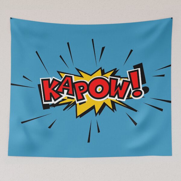 Item preview, Kapow! Explosion burst cartoon pop-art comic bubble designed and sold by UDDesign.