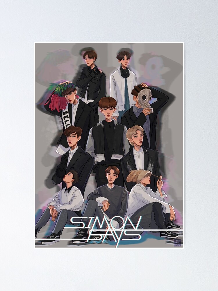 NCT 127 - Simon Says Poster for Sale by daehwisday