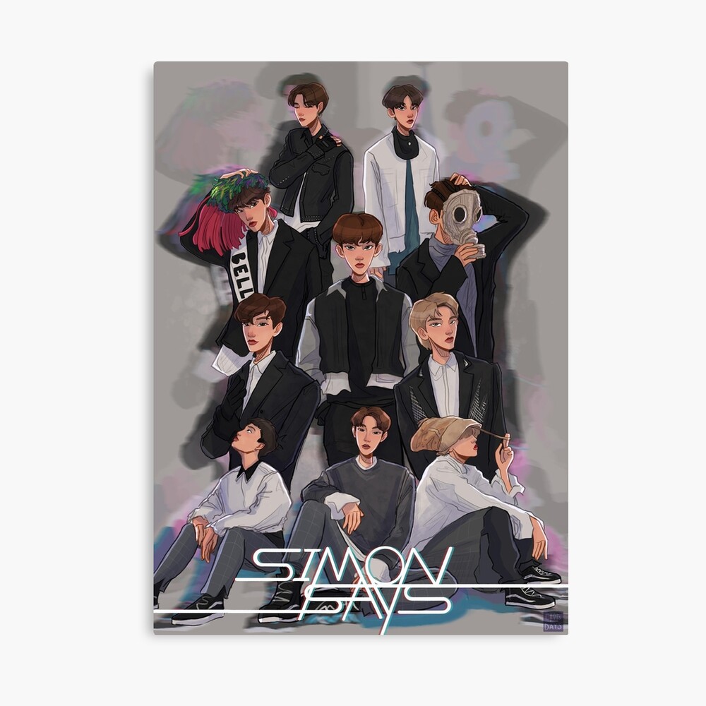 NCT 127 KPOP SIMON SAYS Art Board Print for Sale by Fullsunart