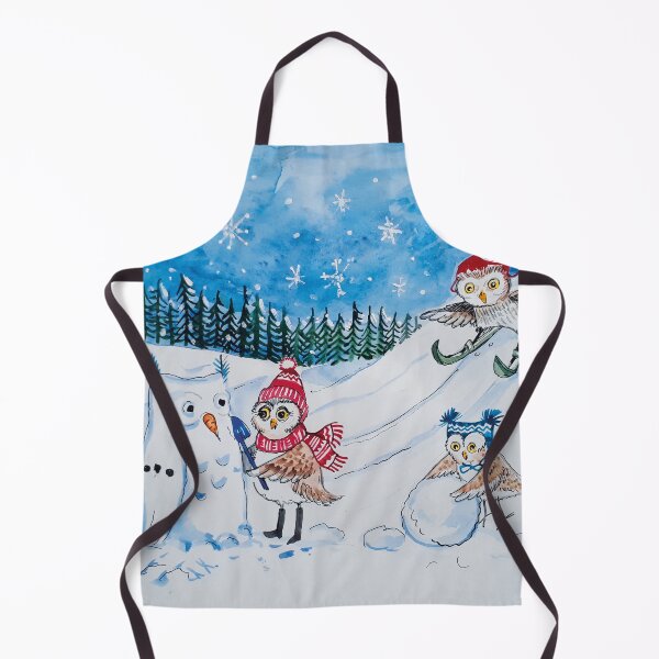 Item preview, Búhos jugando en la nieve designed and sold by Redilion.