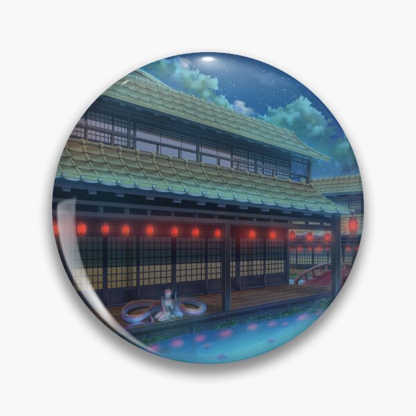 Item preview, Beautiful Japanese Fantasy House In Night designed and sold by Vector Scout Lab.