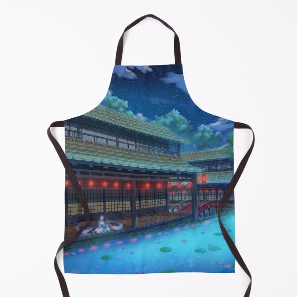 Item preview, Beautiful Japanese Fantasy House In Night designed and sold by Vector Scout Lab.