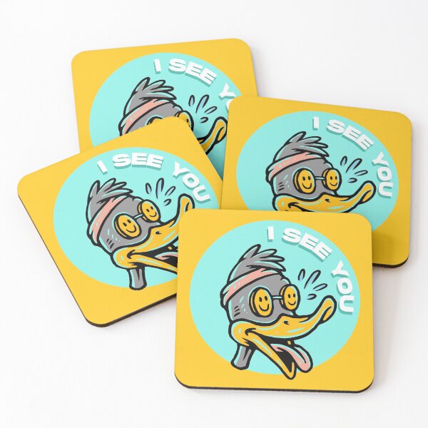 Item preview, DUCK GOING GAGA WITH SMILEY EYES designed and sold by Arko  Ranger.
