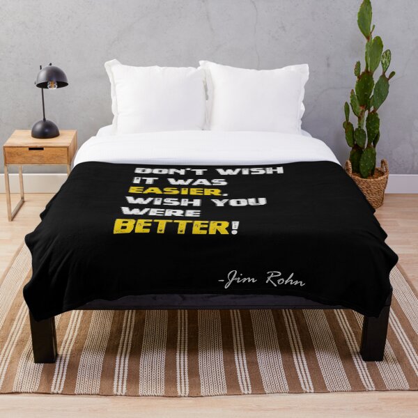 Item preview, Jim Rohn quote - Wish You Were Better designed and sold by MnA-Designs.