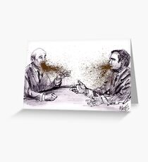 Political Debate Greeting Card