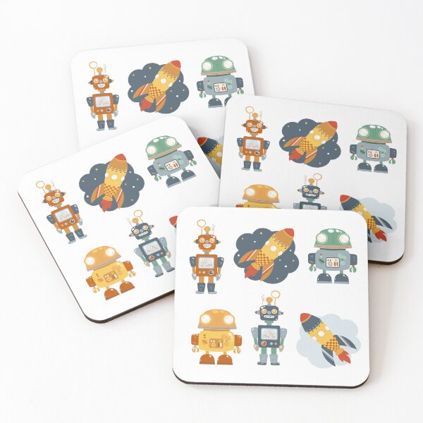 Item preview, Vintage Robots Pack sticker designed and sold by Elsbet.