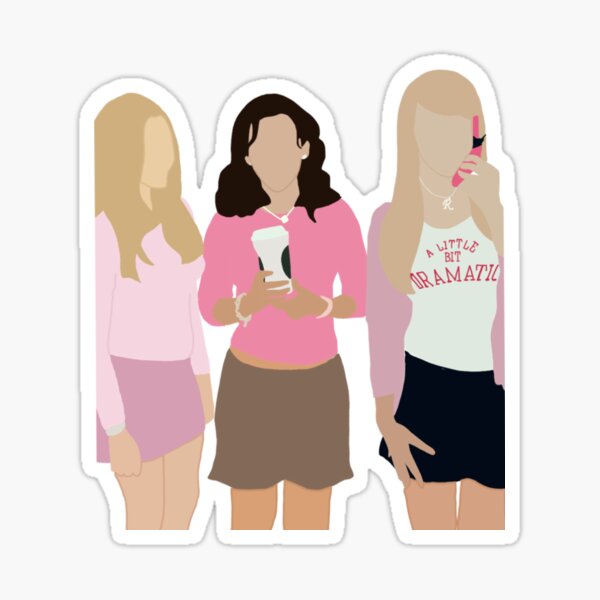 Mean Girls Sticker for Sale by AJ27  Girl stickers, Mean girls, Cute  stickers
