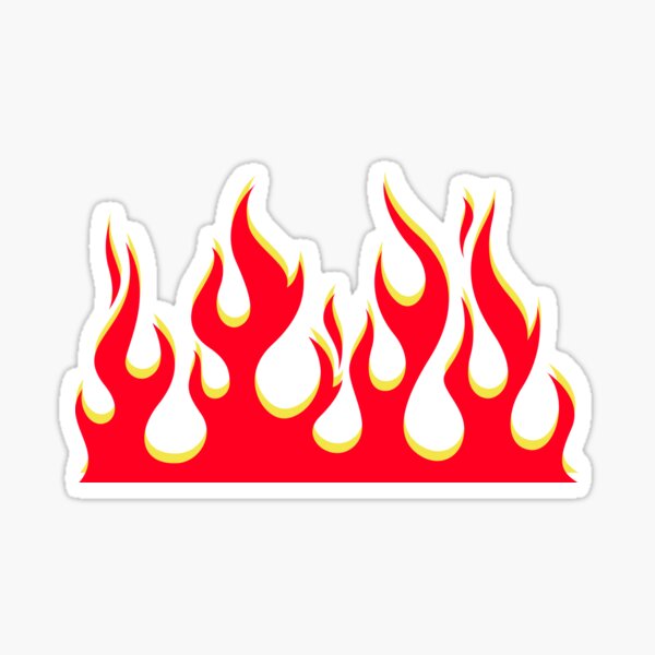 Hot Rod Flames Stickers For Sale | Redbubble