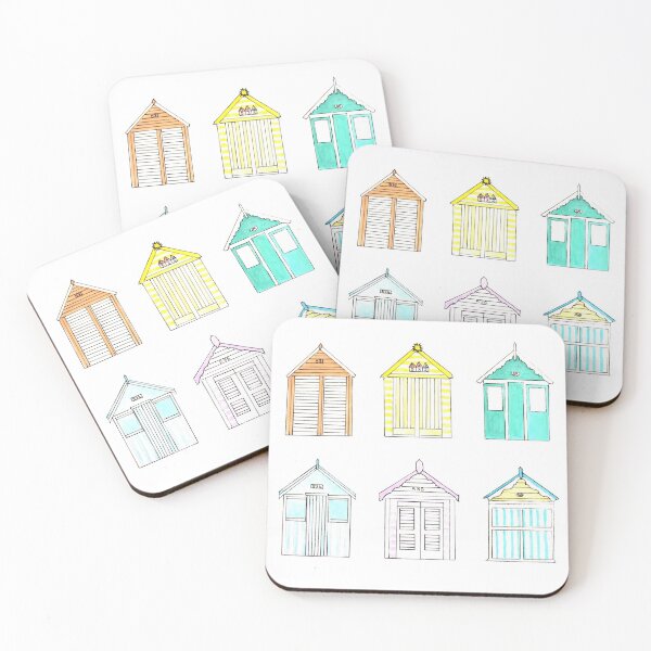 Item preview, British Beach Huts designed and sold by LJ Robinson.