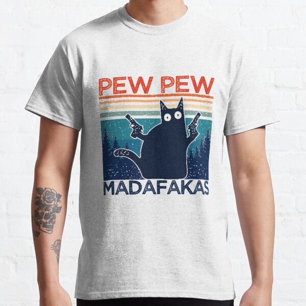 Pew Pew Cat Classic T-Shirt