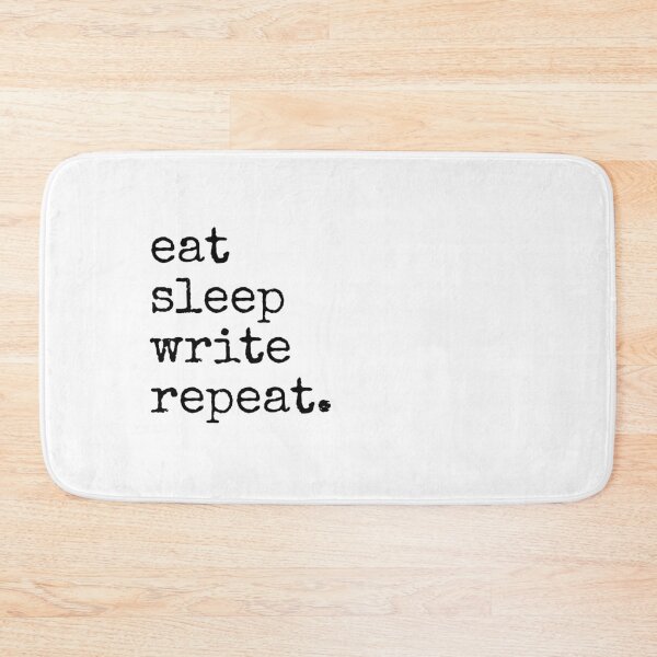 Item preview, Life Of A Writer: Eat, Sleep, Write, Repeat.  designed and sold by UrbaneLibra.