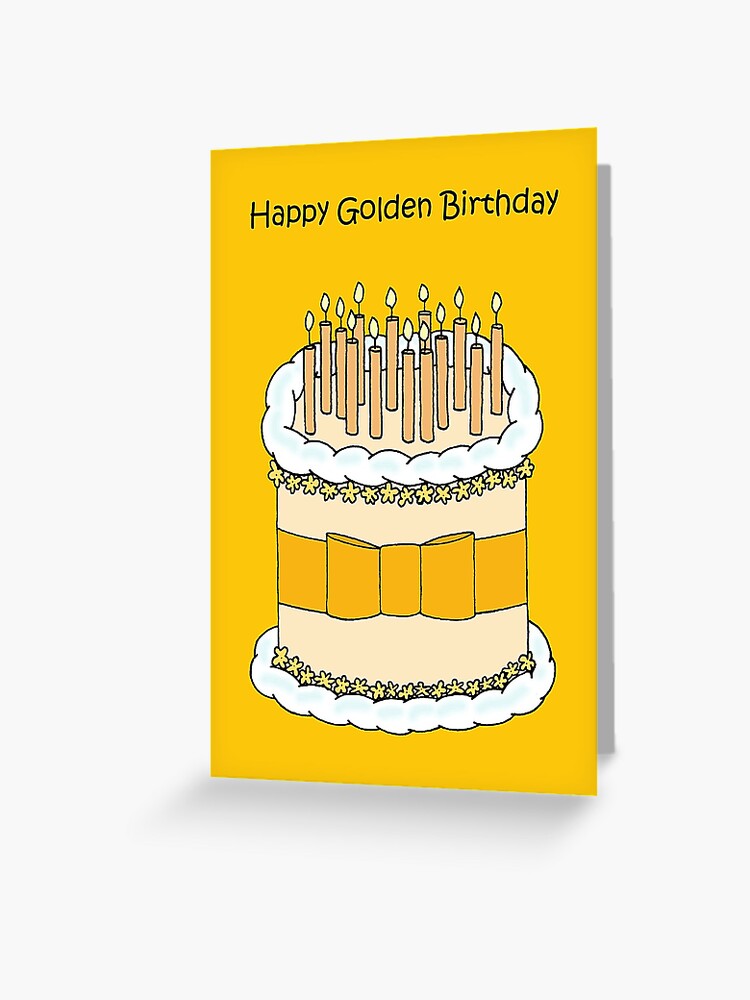 Joyeux Anniversaire Carte De Vœux Gâteau Bougies Birthday Cake