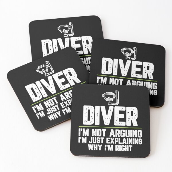 Item preview, Diver I'm Not Arguing I'm Just Explaining Why I'm Right Diver Gift Funny Shirt Novelty Gag Gift Office Desk Boss Gift designed and sold by Orange Pieces.