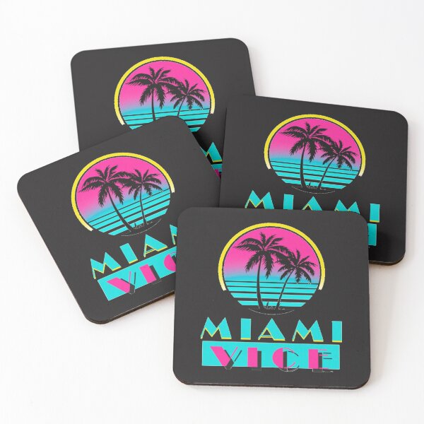 Miami Vice Coasters (Set of 4)
