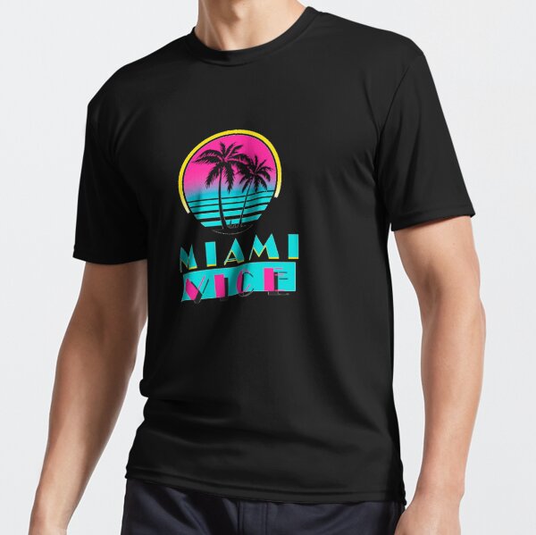 xRatTrapTeesx Dwyane Wade Miami Vice Neon Long Sleeve T-Shirt