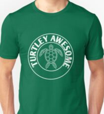 Camiseta ajustada Turtley Awesome