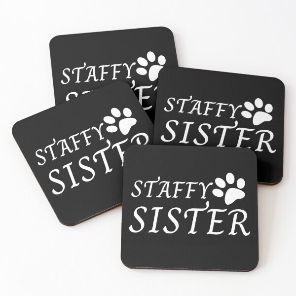 Item preview, Staffy sister designed and sold by Beyond Words.
