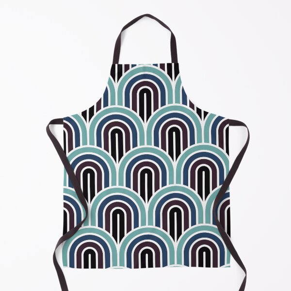 Item preview, Geometric Pattern: Art Deco Arch: Midnight designed and sold by Red Wolf.