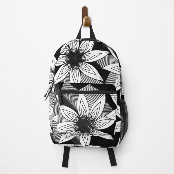 Item preview, 3D black and white floral pattern designed and sold by Sharon111.
