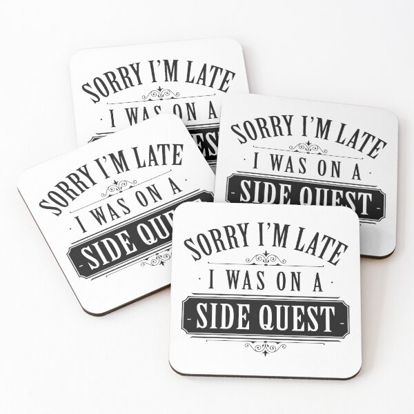 Item preview, Side Quest designed and sold by LuckyFoxDesigns.