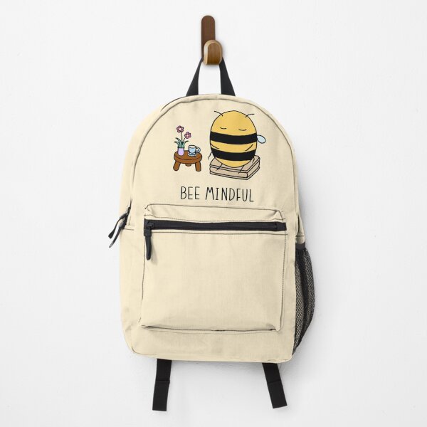 Item preview, Bee Mindful - Cream designed and sold by ImperfectLife.
