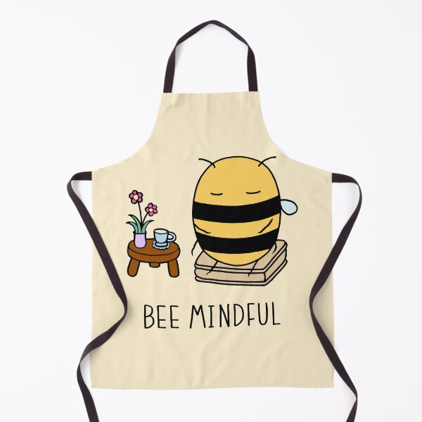 Item preview, Bee Mindful - Cream designed and sold by ImperfectLife.