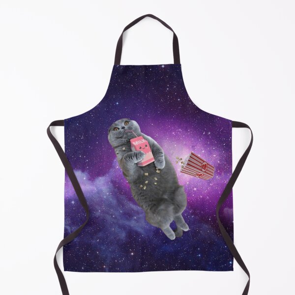 Item preview, Space Cat Galaxy Cat Snacking designed and sold by Sabbaht.