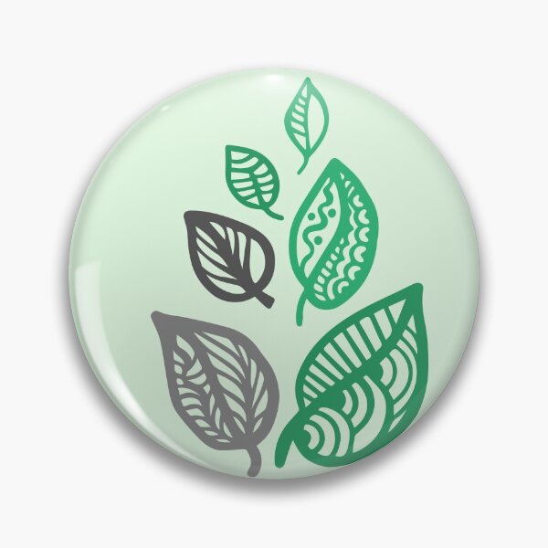 Item preview, Green Leaf Shapes Tribal Style Art - Seamless Pattern Design GC-091-10 designed and sold by GraphicCharms.