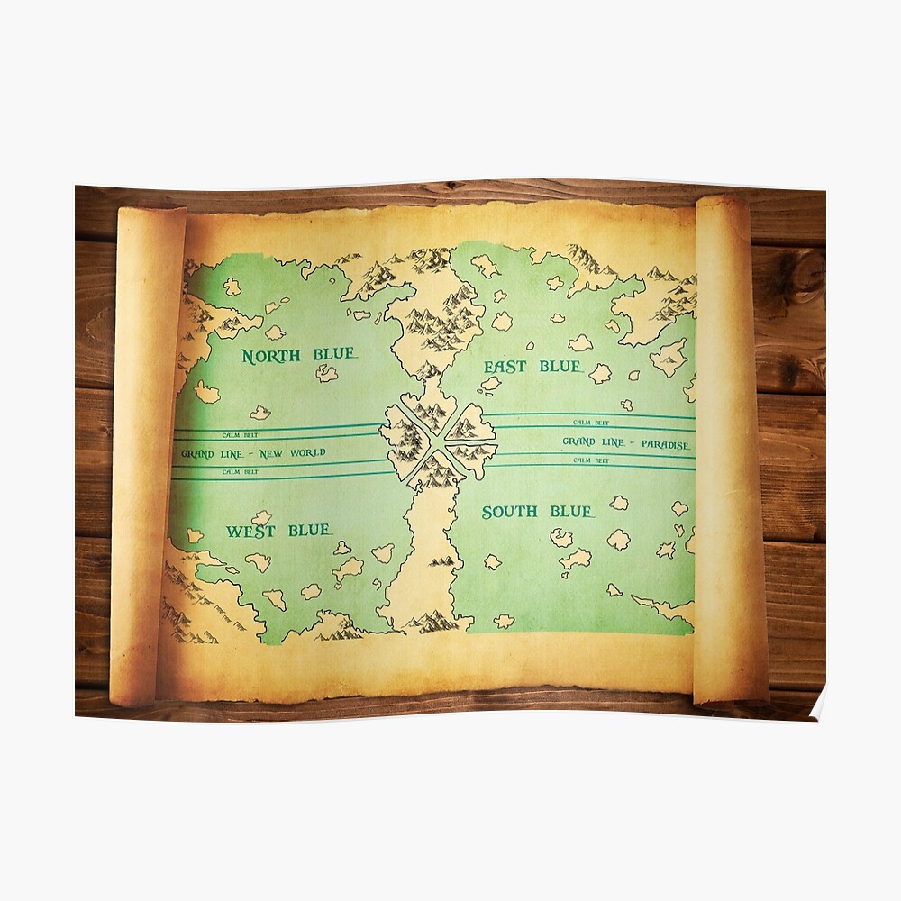 One Piece New World Map Google 搜索