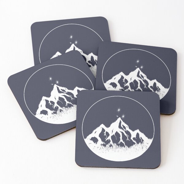 Item preview, Night court sigil - white designed and sold by Messy Confetti.