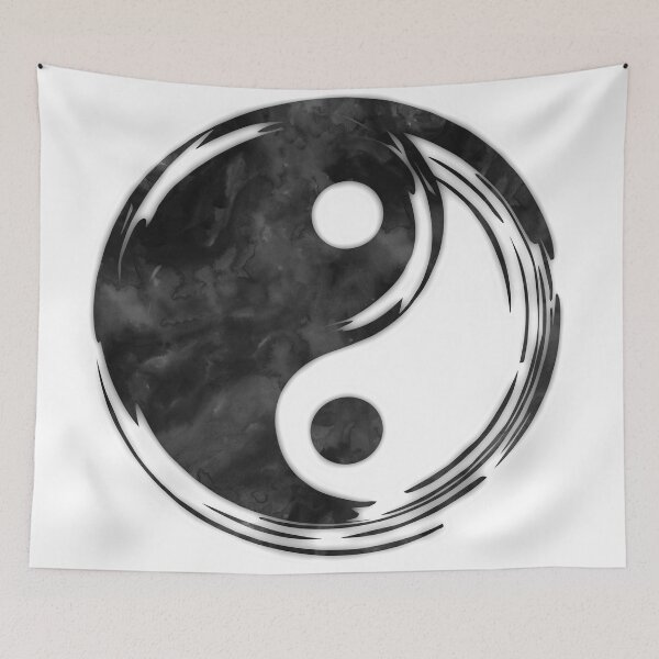 Item preview, Ying Yang Watercolor designed and sold by Kybruno's Creations.